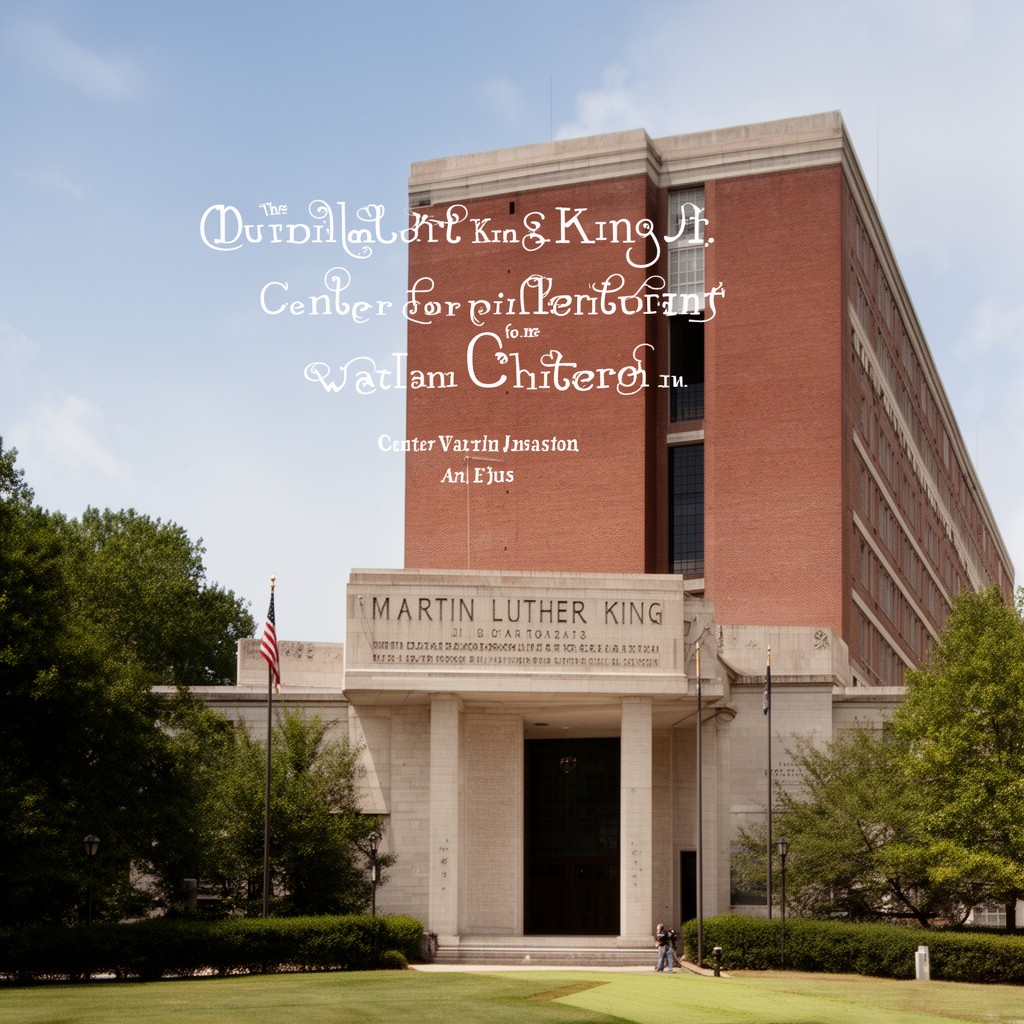 AI-generated illustration of Martin Luther King Jr. Center for Nonviolent Social Change