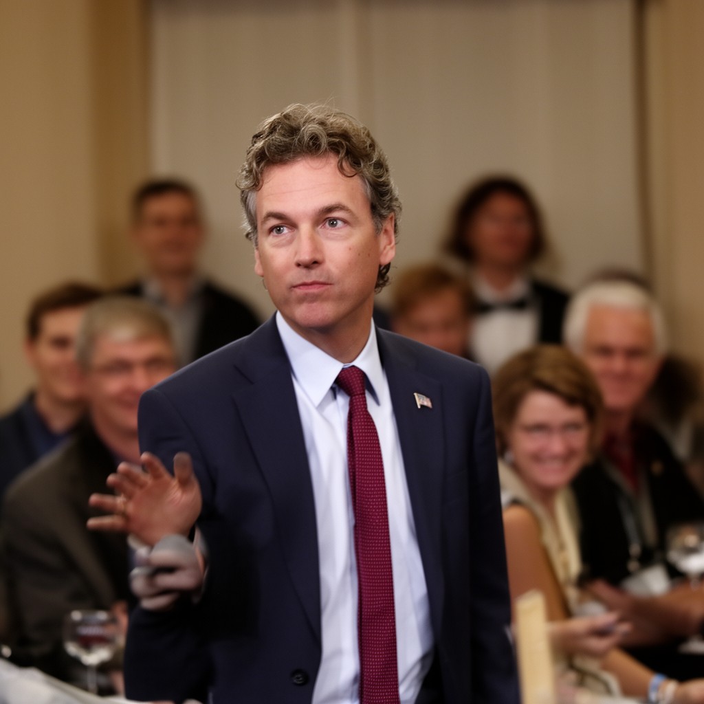 AI-generated illustration of Rand Paul