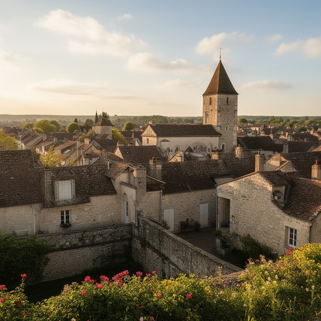 AI-generated illustration of Brienne-le-Château