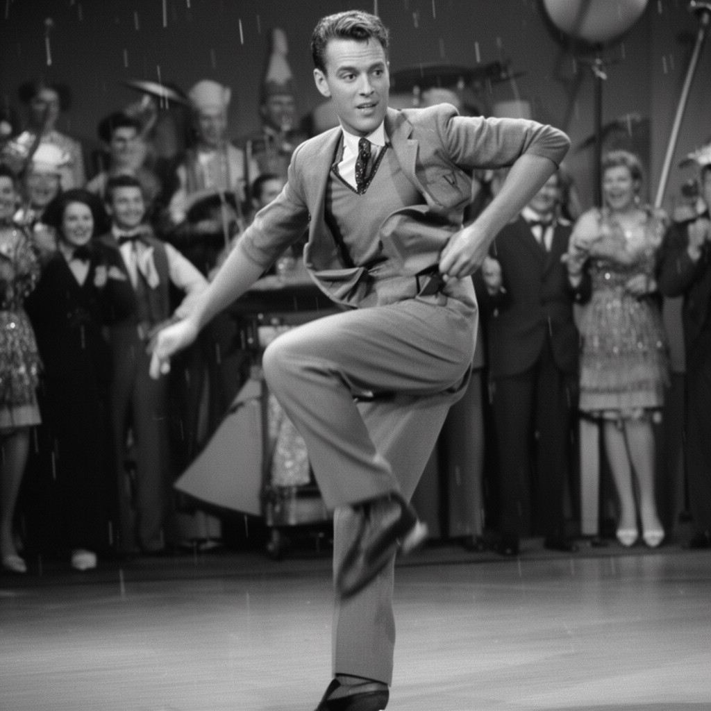 AI-generated illustration of Gene Kelly