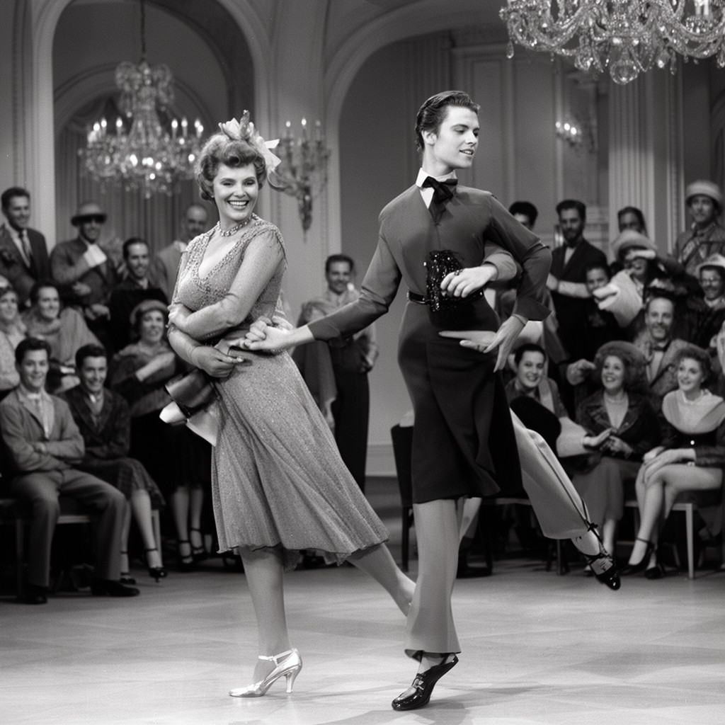 AI-generated illustration of Cyd Charisse