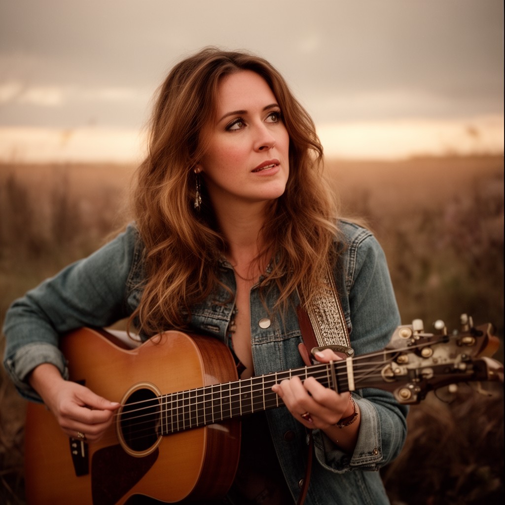 AI-generated illustration of Brandi Carlile