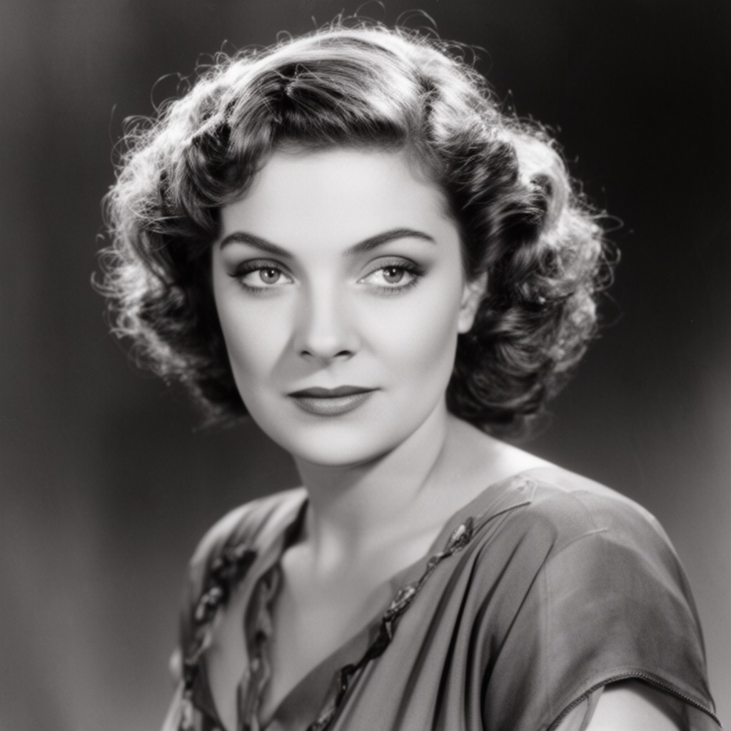 AI-generated illustration of Fay Wray