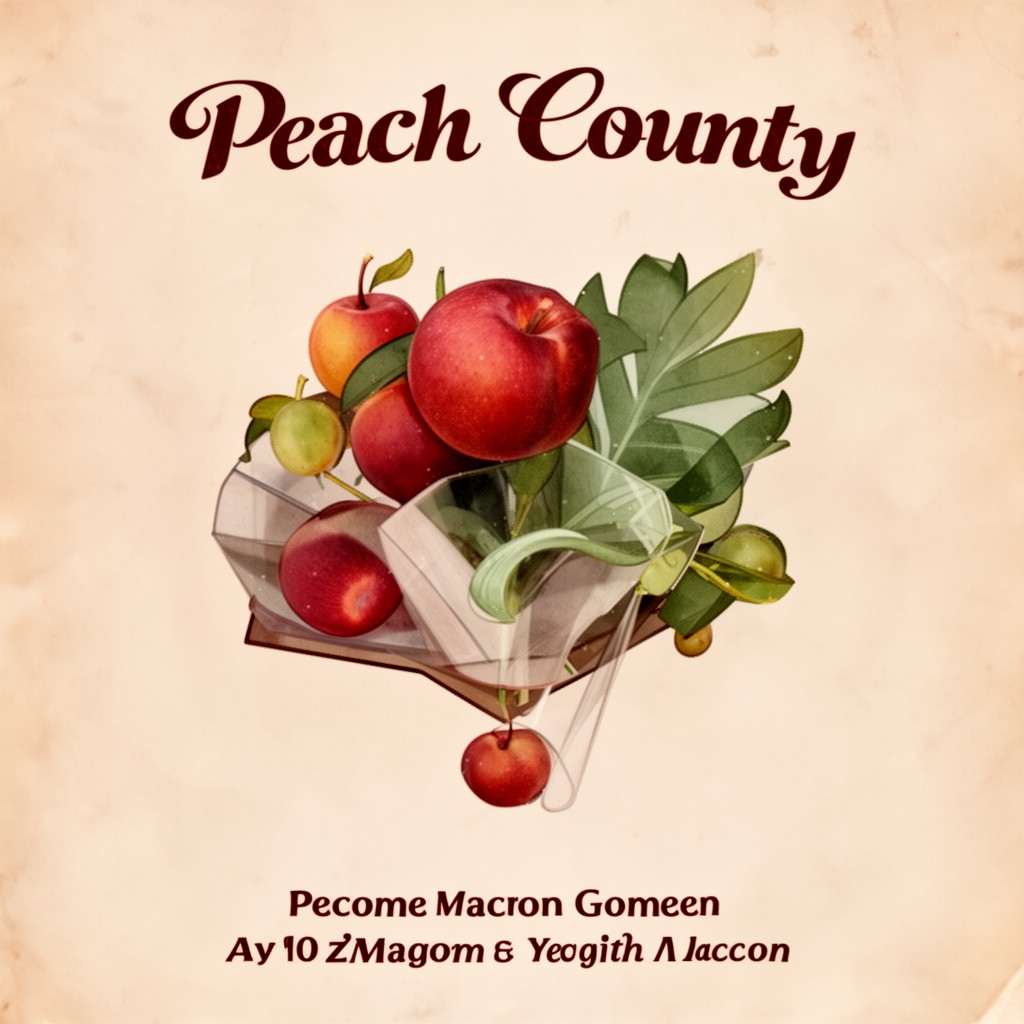AI-generated illustration of Peach County