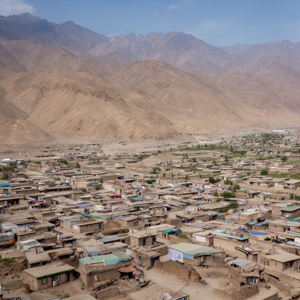 AI-generated illustration of Eastern Afghanistan