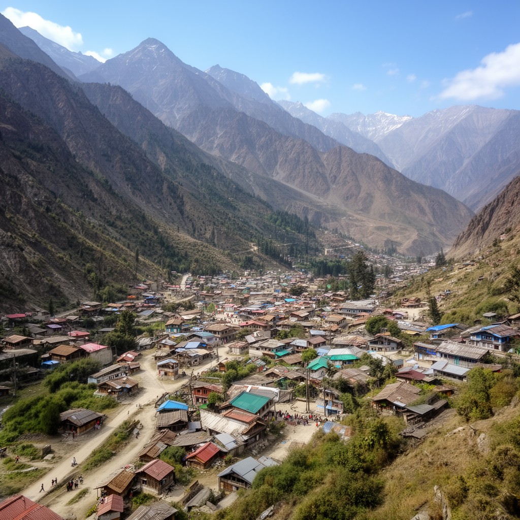 AI-generated illustration of Chitral District