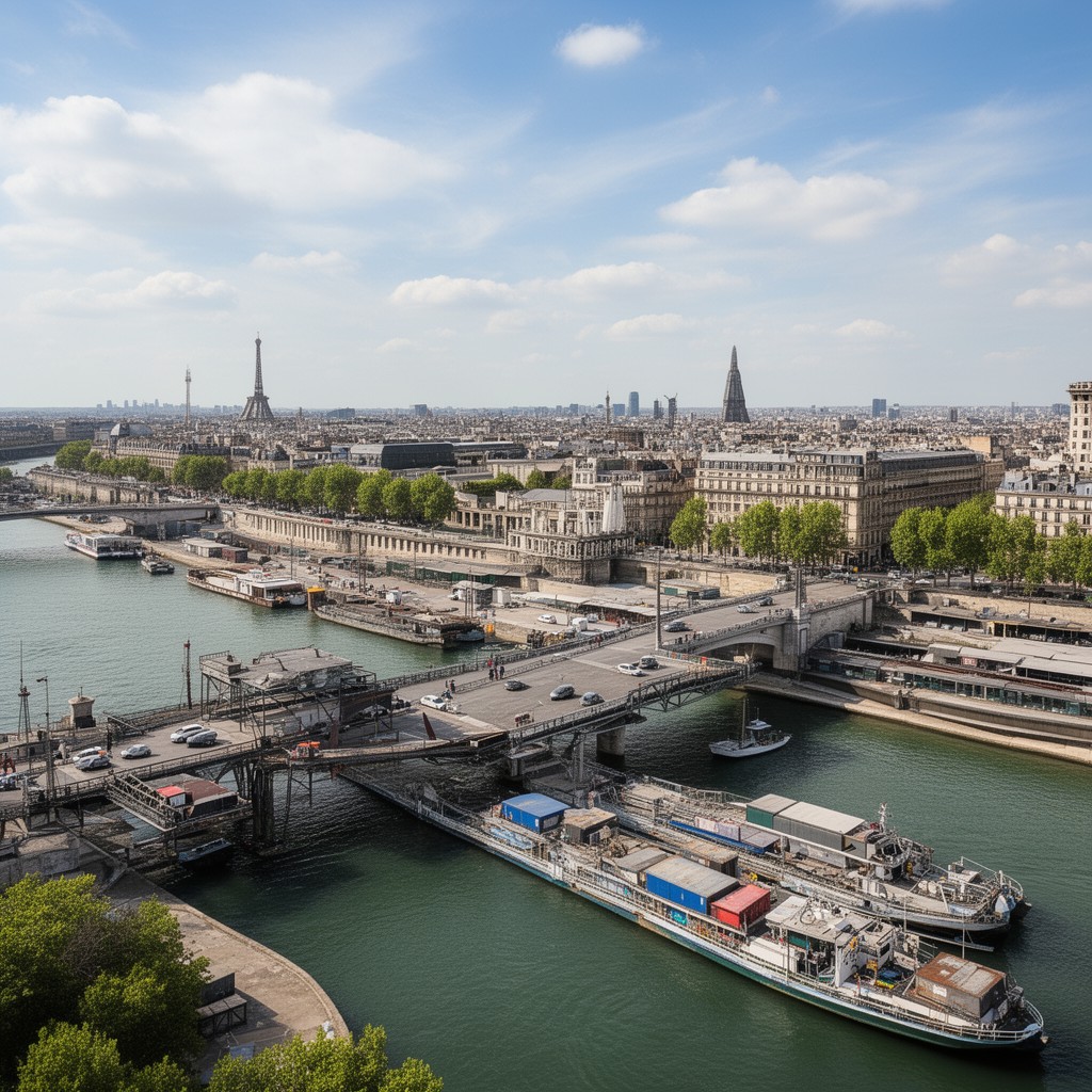 AI-generated illustration of Port of Paris