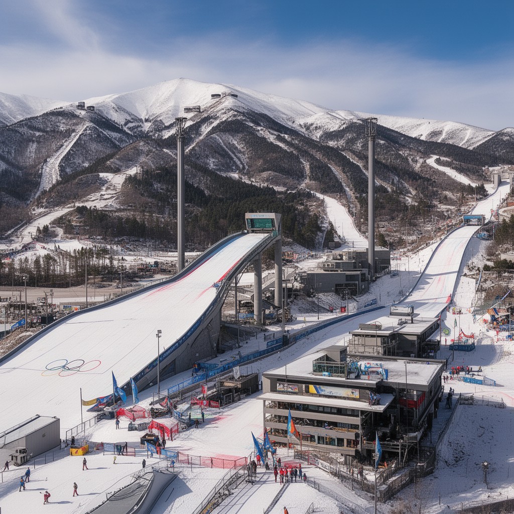 AI-generated illustration of Utah Olympic Park