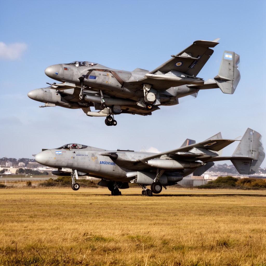 AI-generated illustration of Argentine Air Force