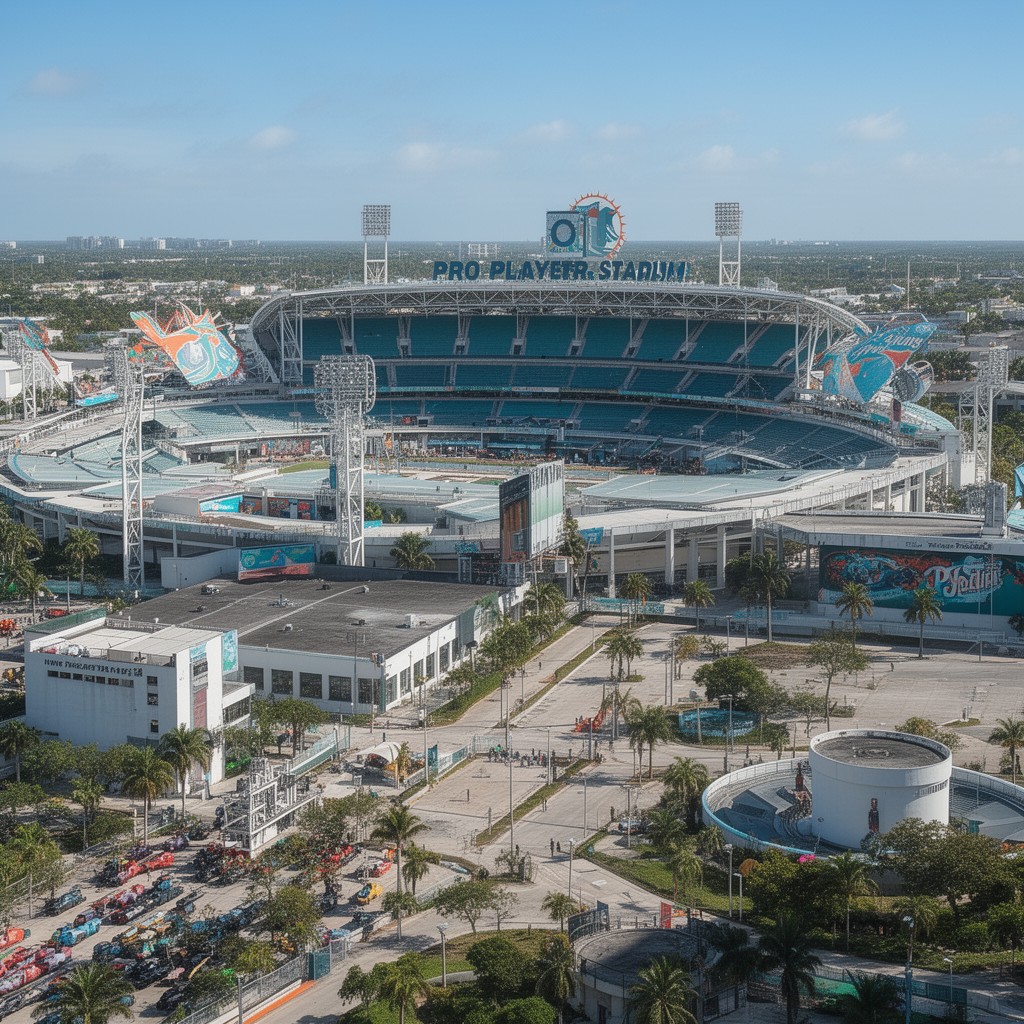 AI-generated illustration of Pro Player Stadium