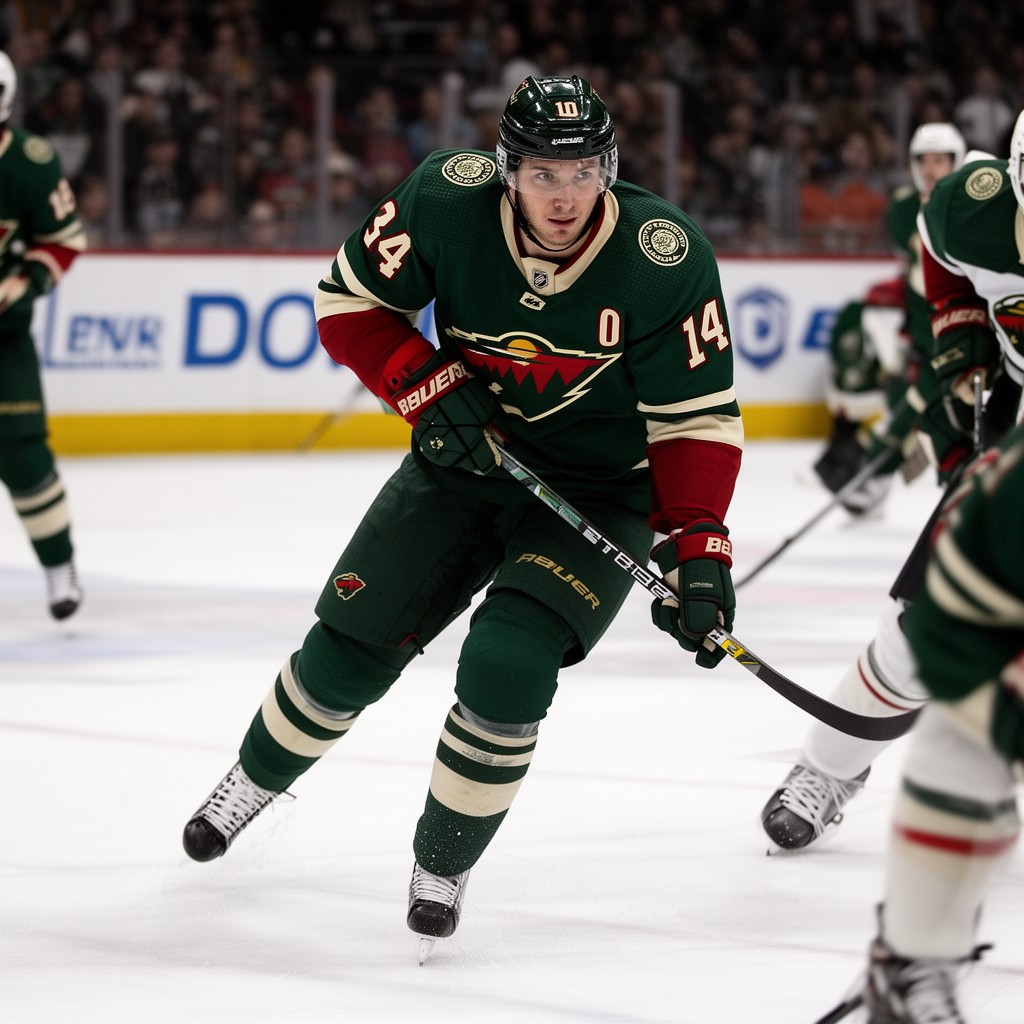 AI-generated illustration of Minnesota Wild