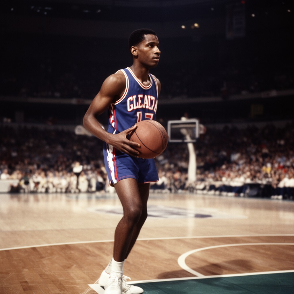 AI-generated illustration of Walt Bellamy