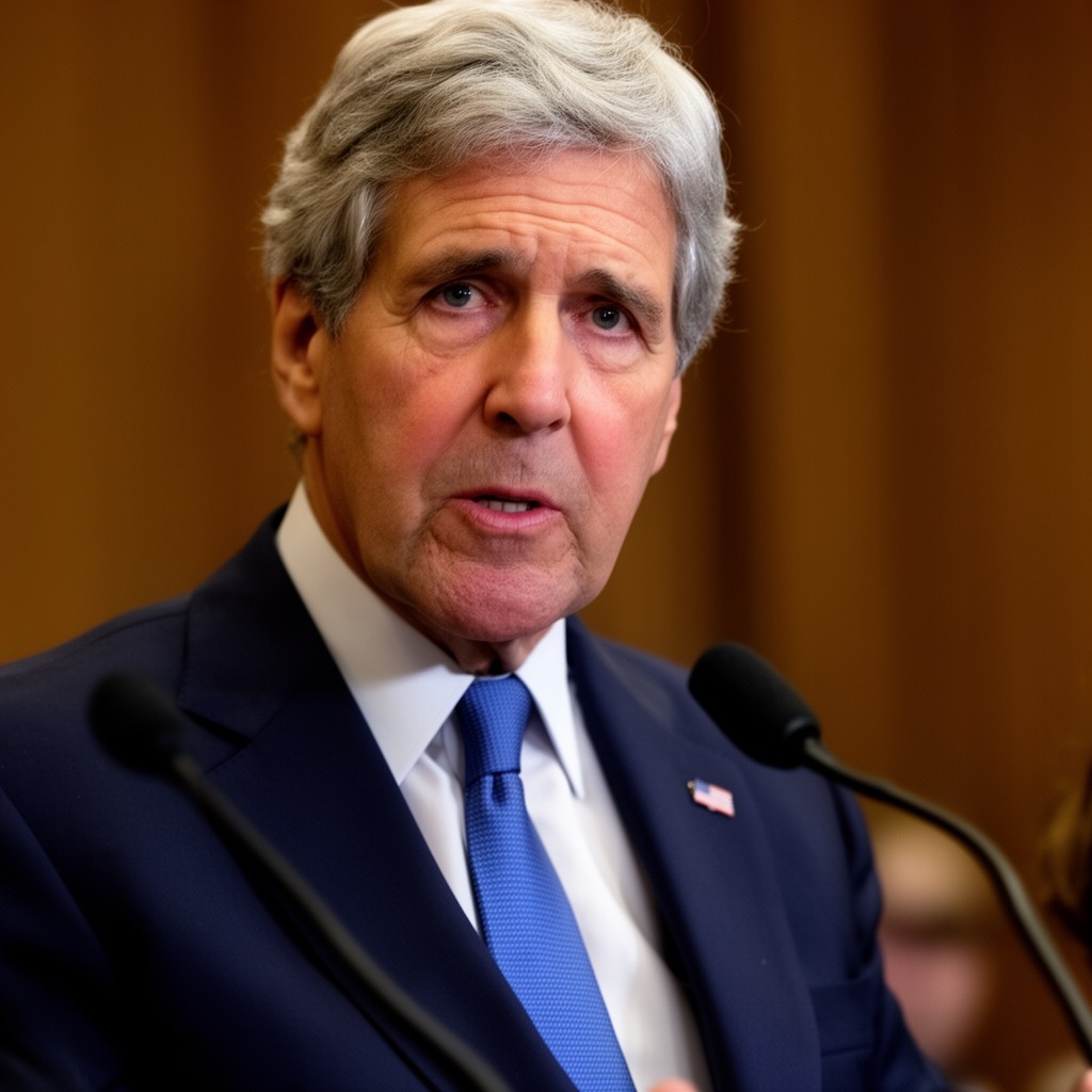 AI-generated illustration of John Kerry