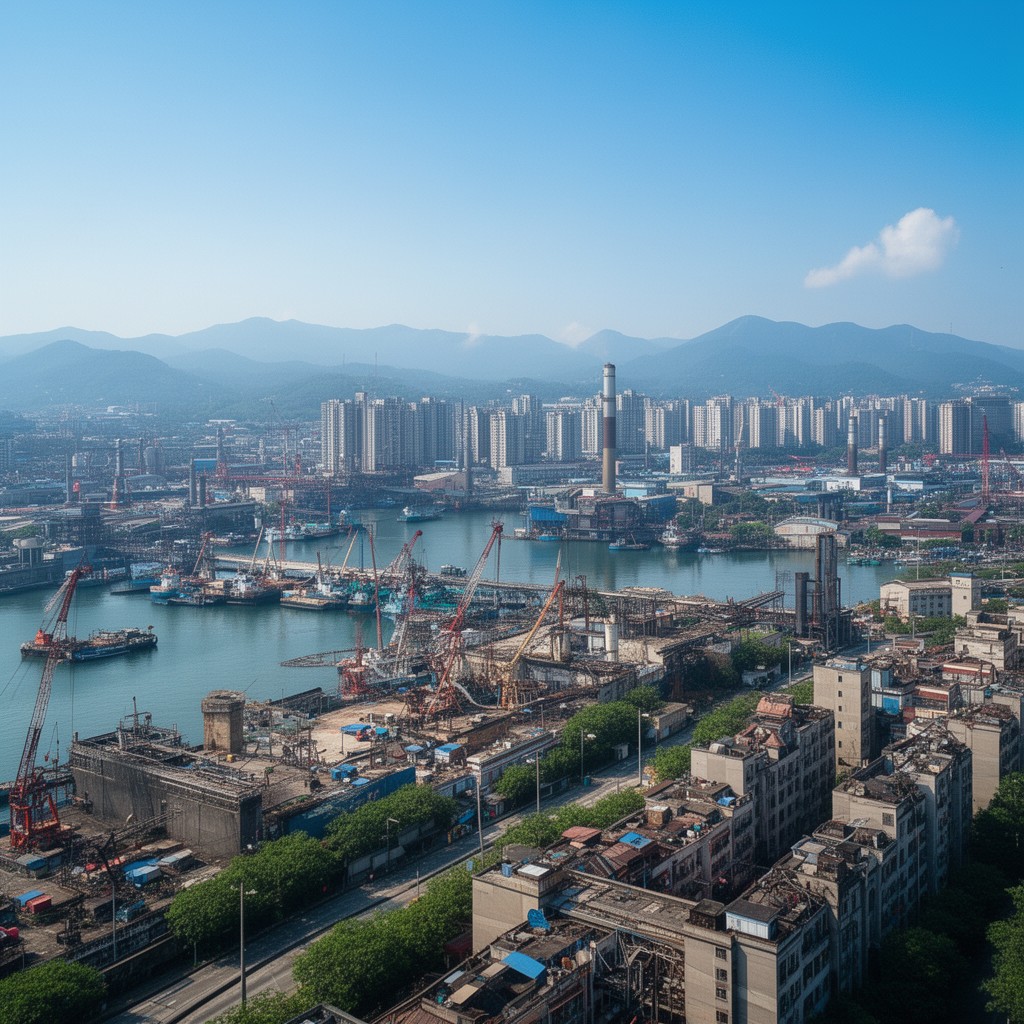 AI-generated illustration of Baoshan District