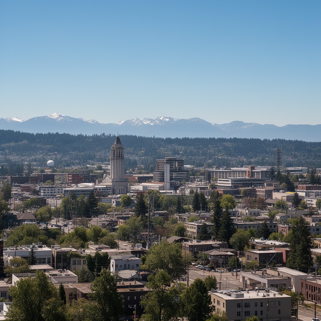 AI-generated illustration of Lacey, Washington