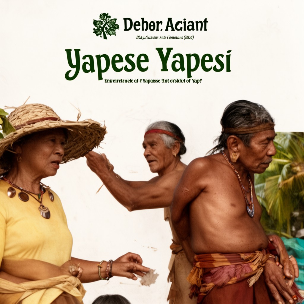 AI-generated illustration of Yapese