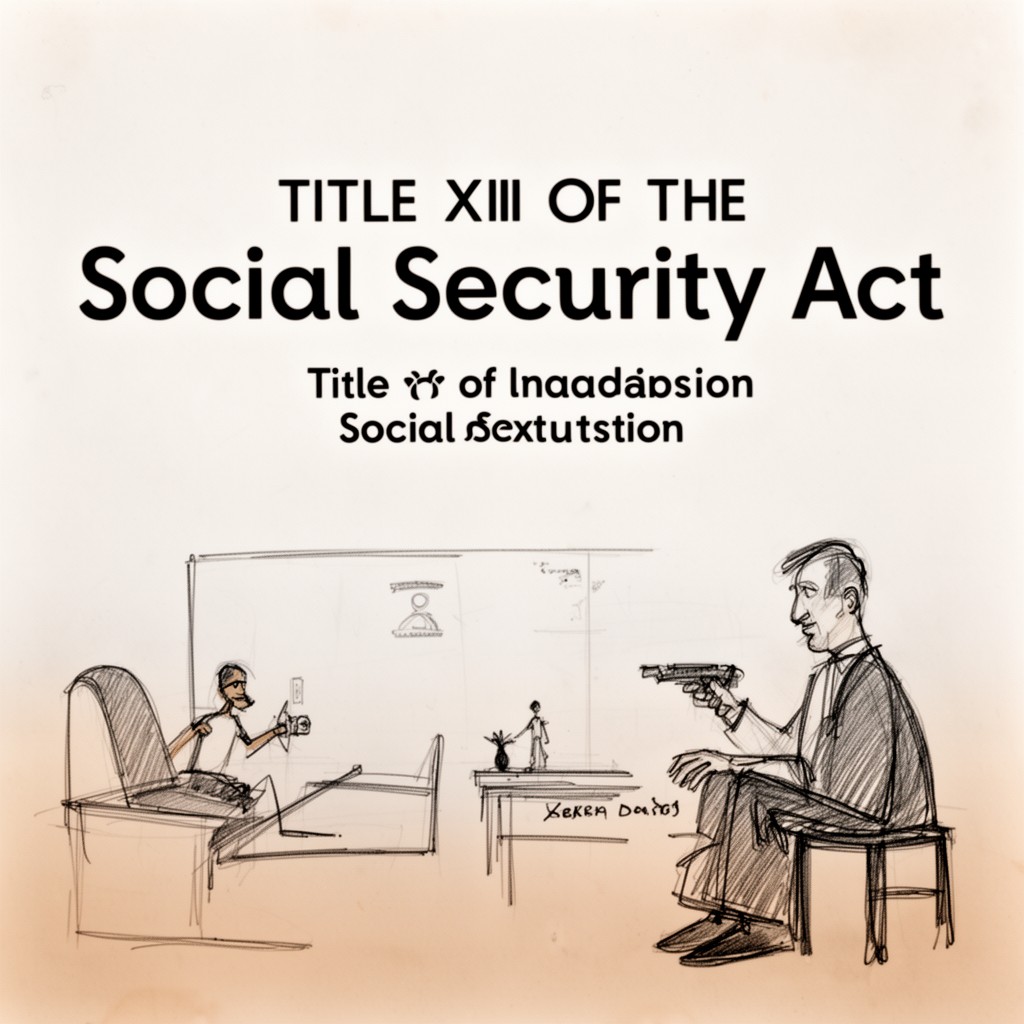 AI-generated illustration of Title XVIII of the Social Security Act