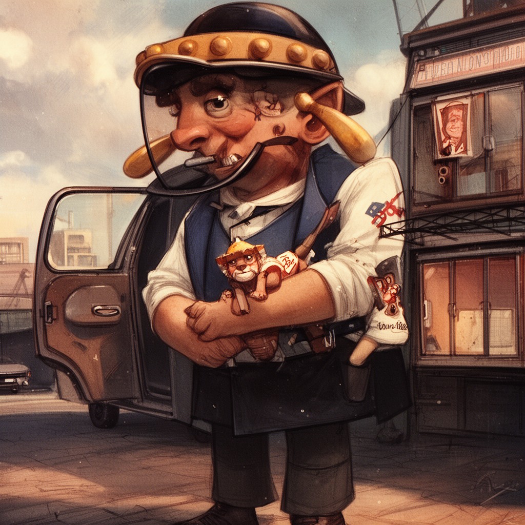 AI-generated illustration of Pudge