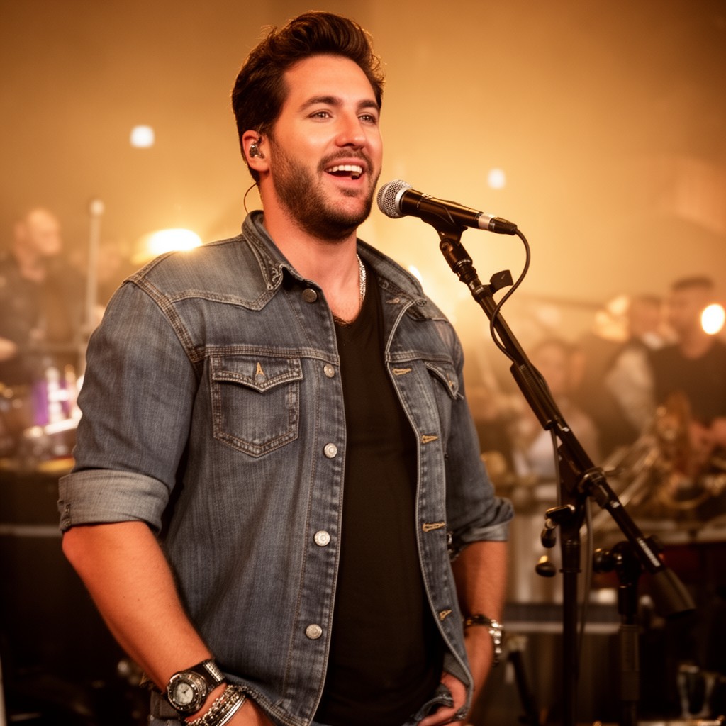 AI-generated illustration of Luke Bryan