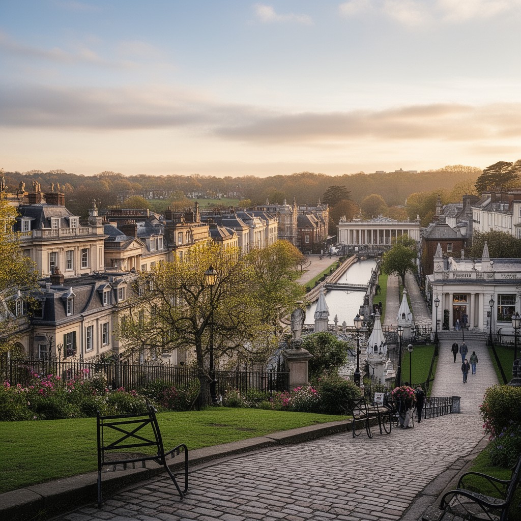 AI-generated illustration of Royal Tunbridge Wells, Kent, England