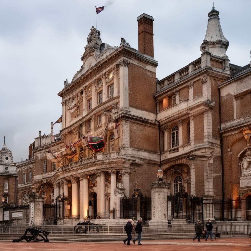 AI-generated illustration of Royal Military Academy, Woolwich
