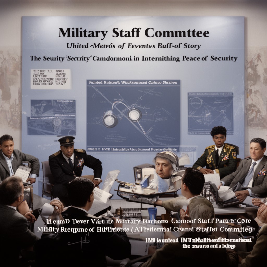 AI-generated illustration of Military Staff Committee