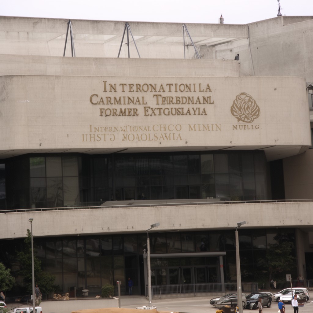 AI-generated illustration of International Criminal Tribunal for the former Yugoslavia