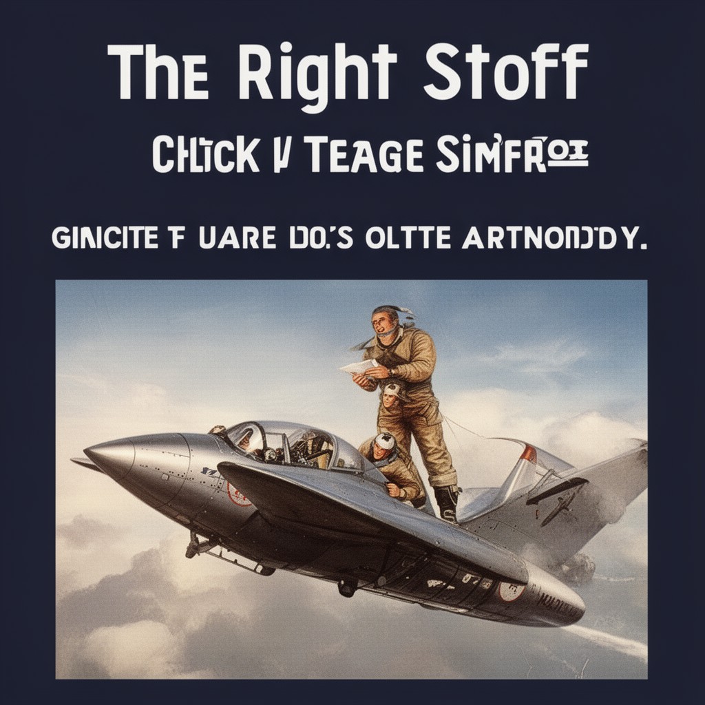 AI-generated illustration of The Right Stuff