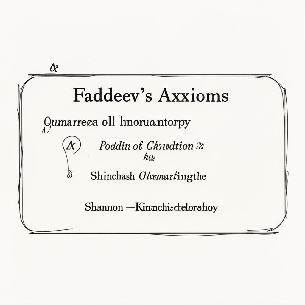 AI-generated illustration of Faddeev’s axioms
