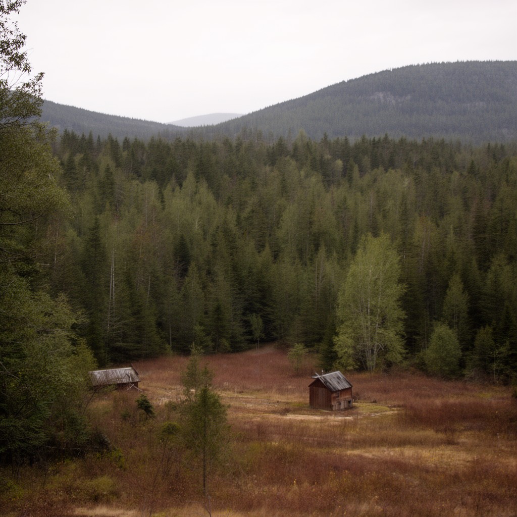 AI-generated illustration of Township 6 North of Weld, Maine