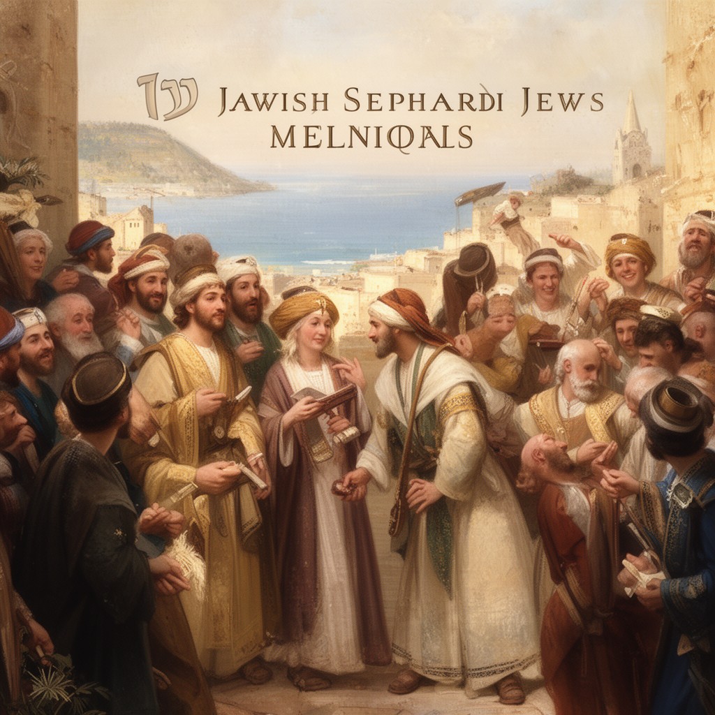 AI-generated illustration of Sephardi Jews