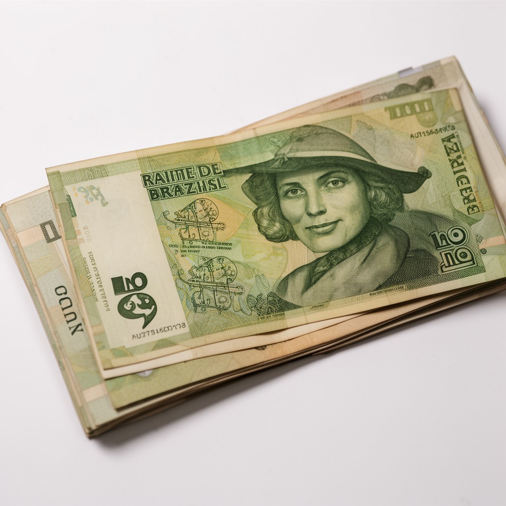 AI-generated illustration of Brazilian real
