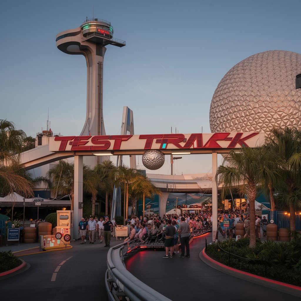 AI-generated illustration of Test Track