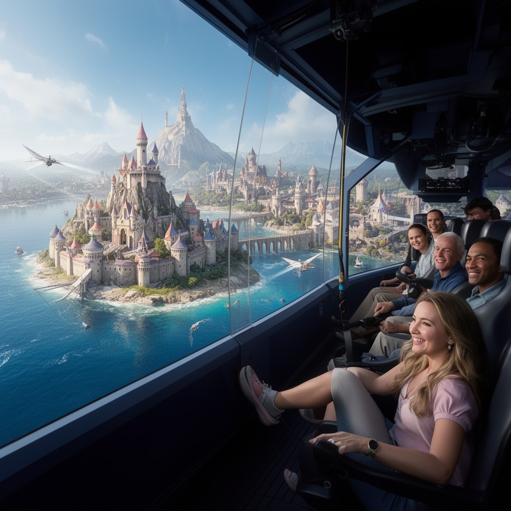 AI-generated illustration of Soarin' Around the World