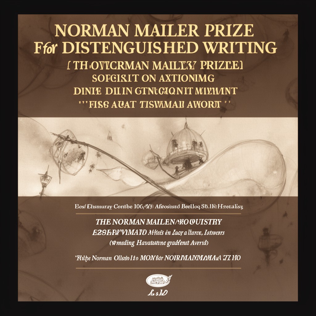 AI-generated illustration of Norman Mailer Prize for Distinguished Writing
