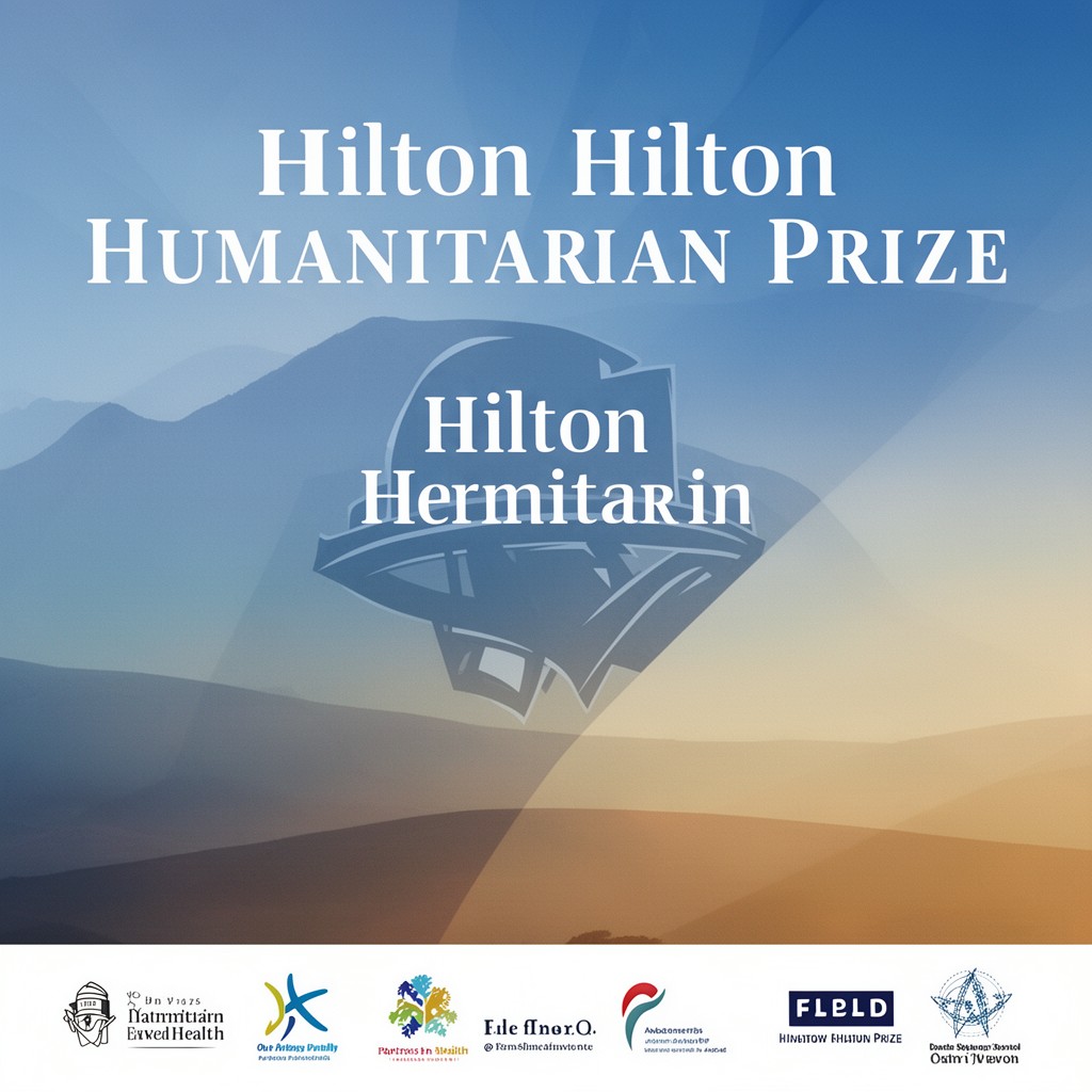 AI-generated illustration of Hilton Humanitarian Prize (as part of Partners In Health)