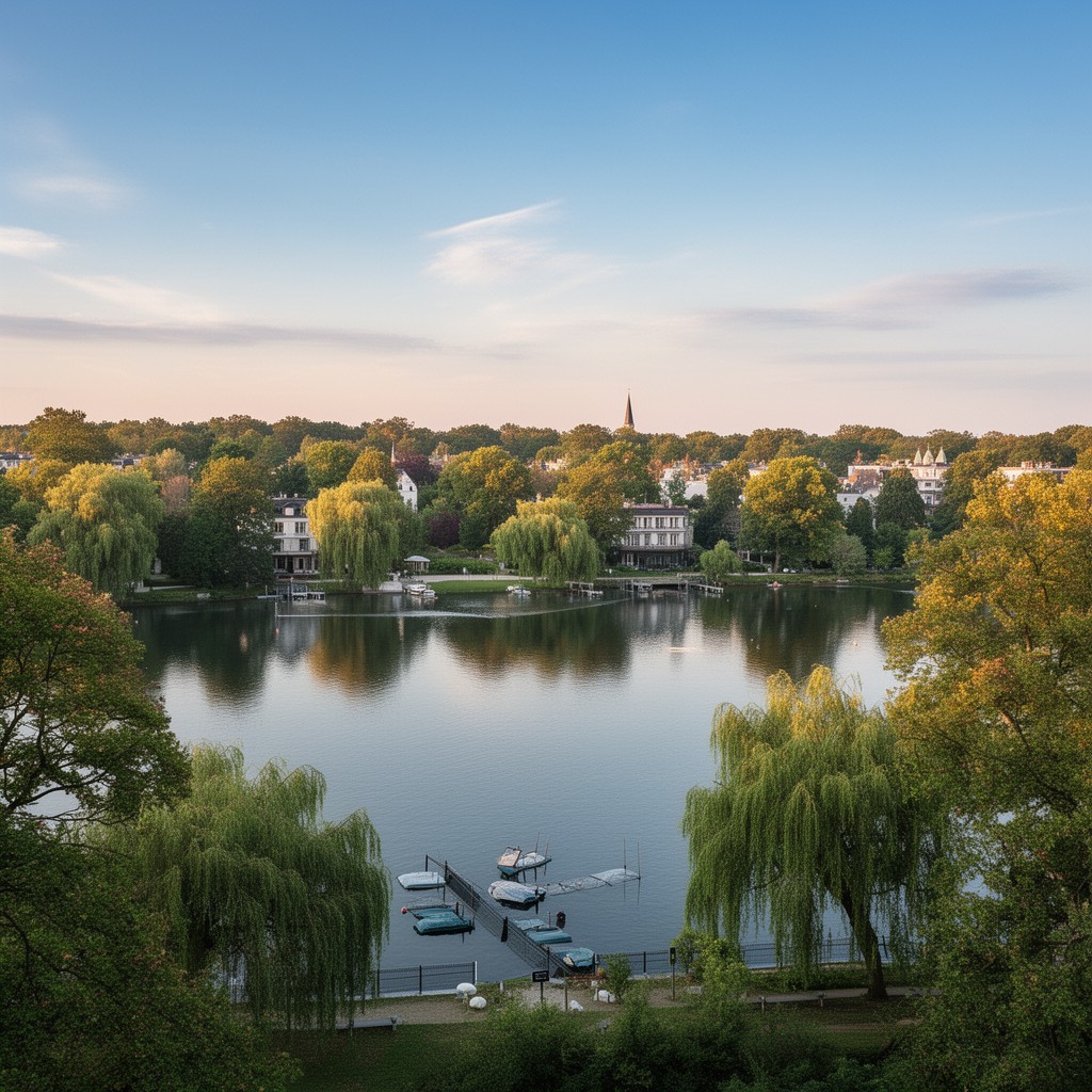 AI-generated illustration of Wannsee
