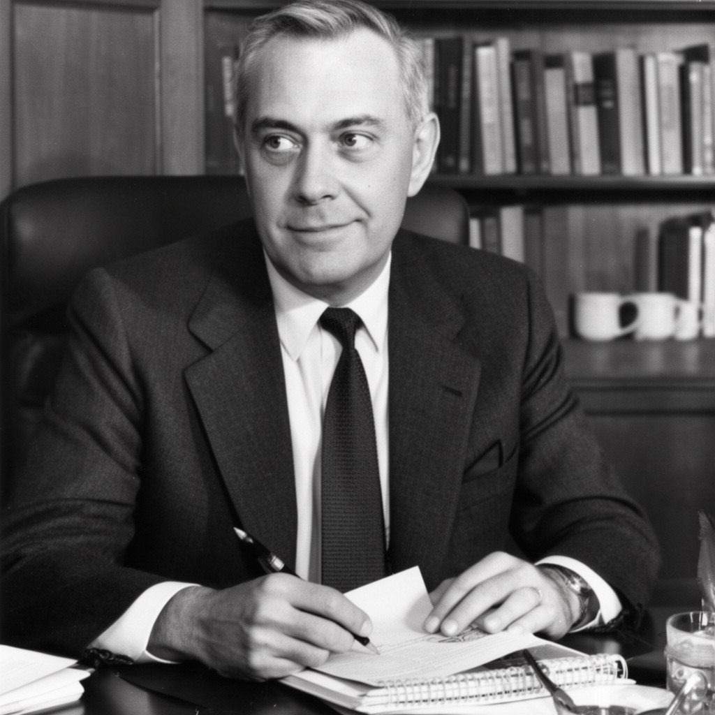 AI-generated illustration of William C. Foster
