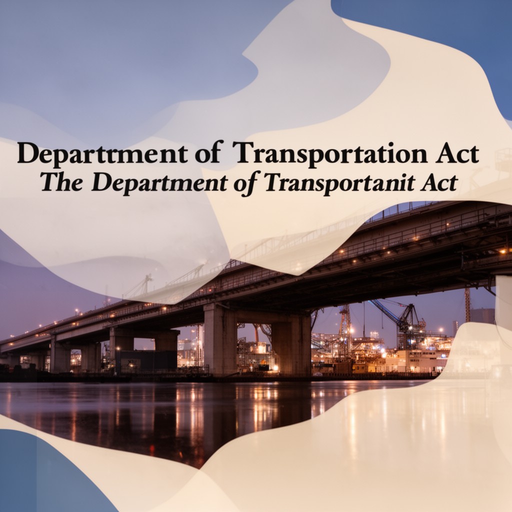 AI-generated illustration of Department of Transportation Act