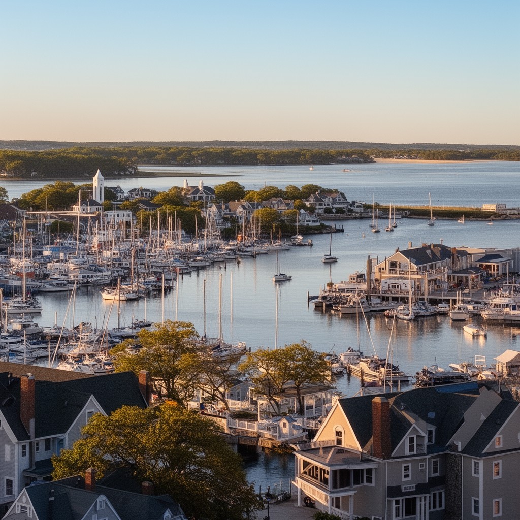 AI-generated illustration of Hyannis