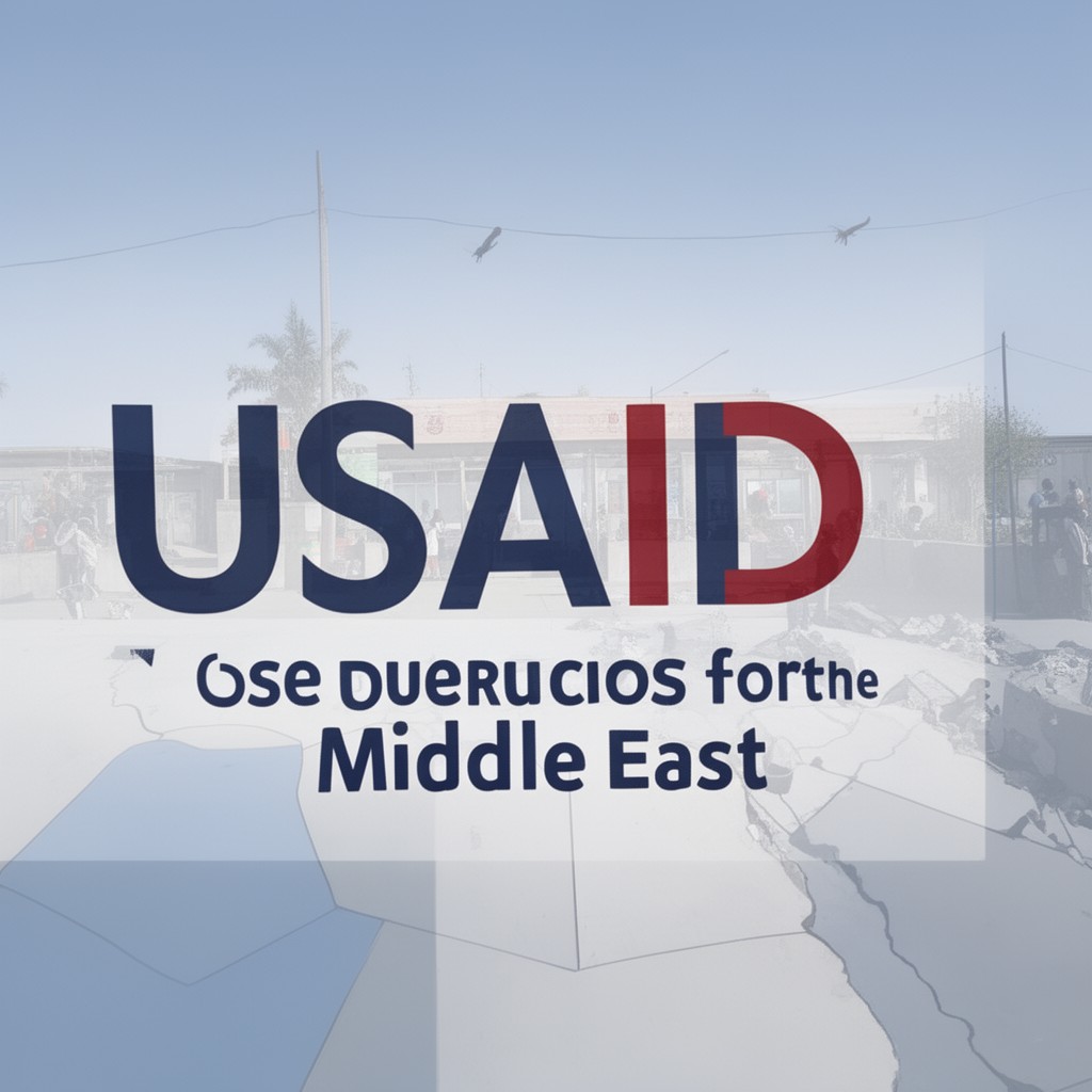 AI-generated illustration of Bureau for the Middle East (USAID)