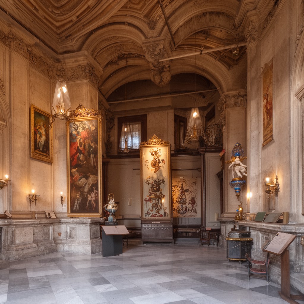 AI-generated illustration of Museo Franz Mayer