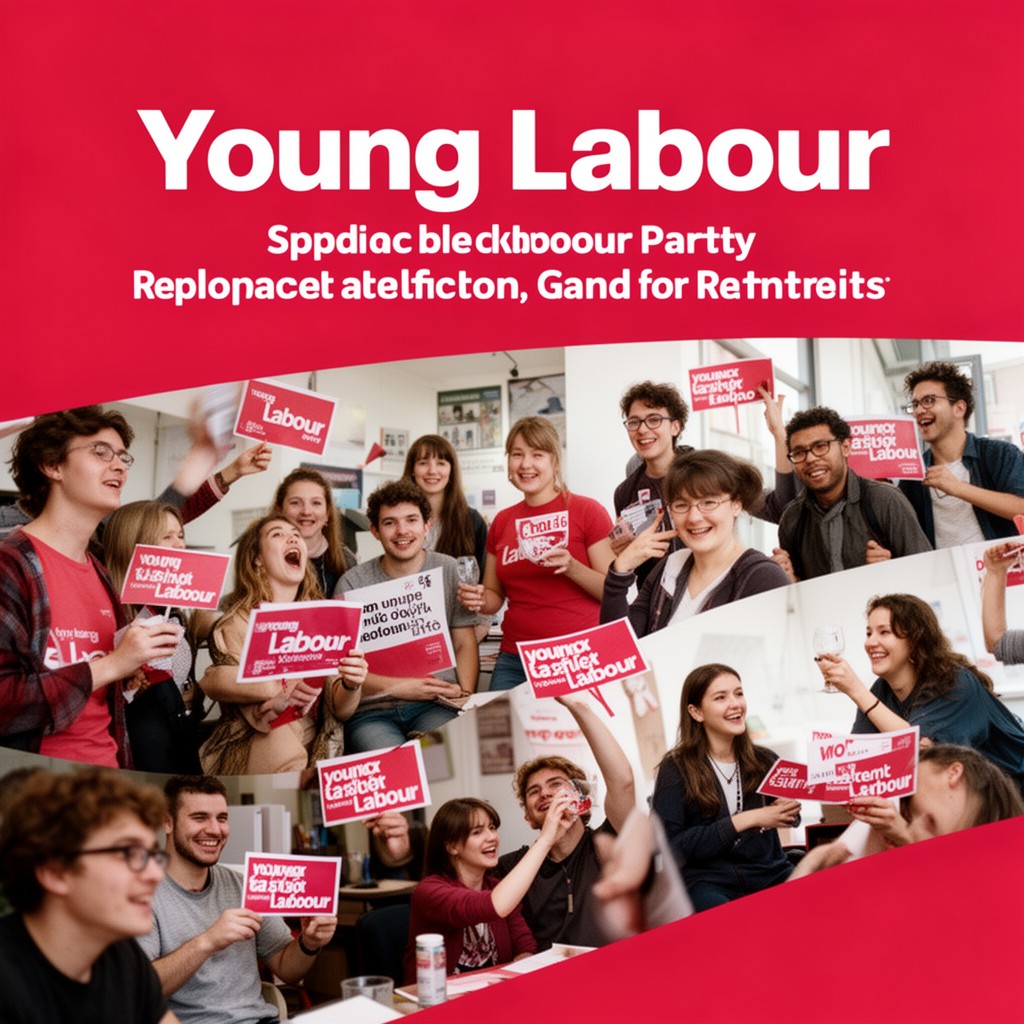AI-generated illustration of Young Labour
