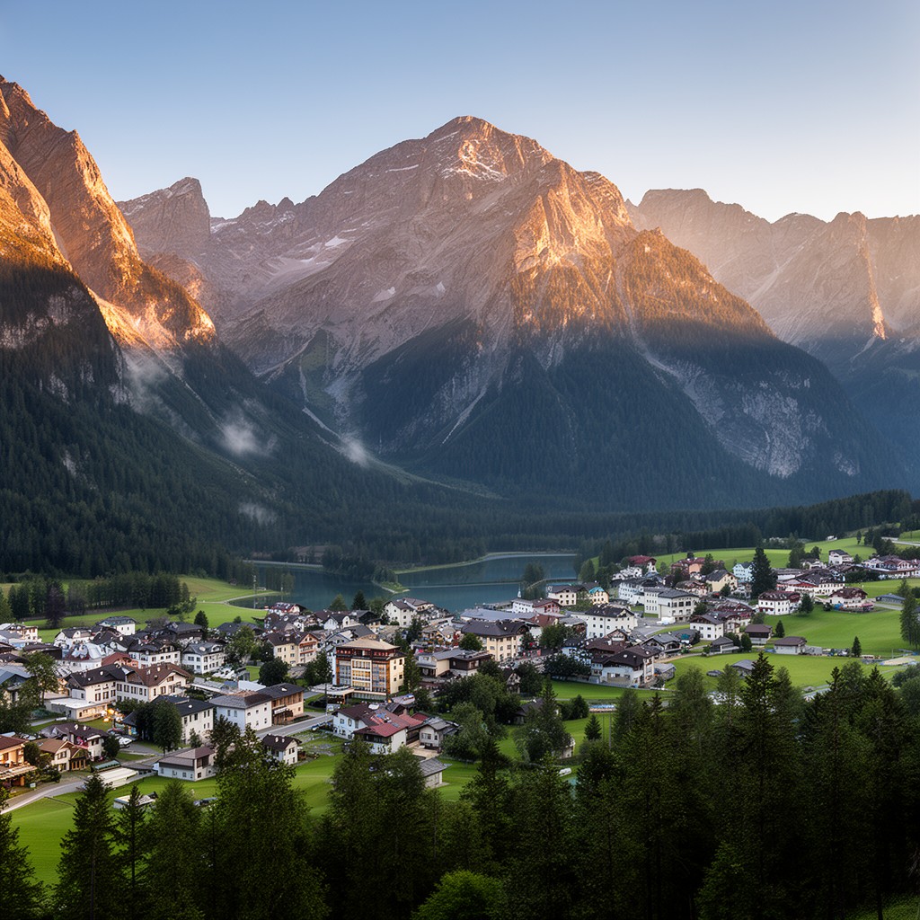AI-generated illustration of Berchtesgaden