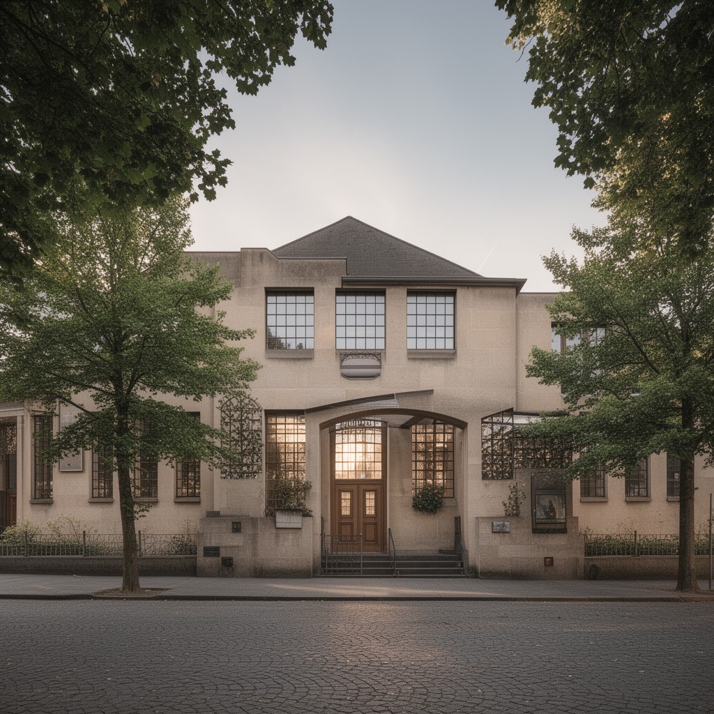 AI-generated illustration of Evangelical Church in the Rhineland