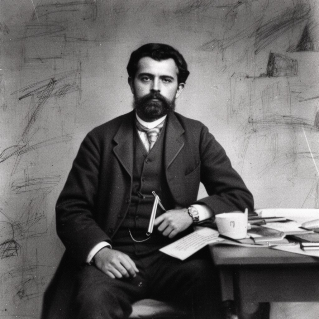 AI-generated illustration of Errico Malatesta