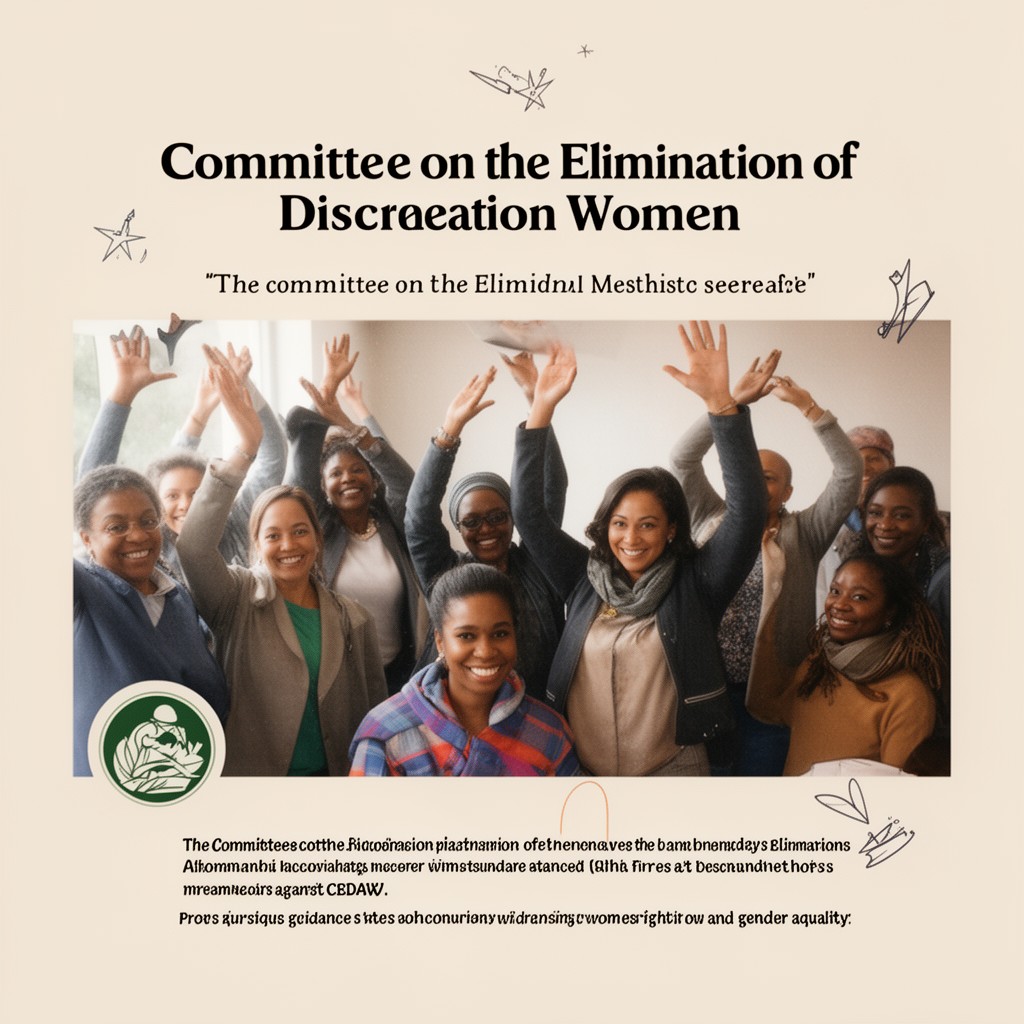 AI-generated illustration of Committee on the Elimination of Discrimination against Women