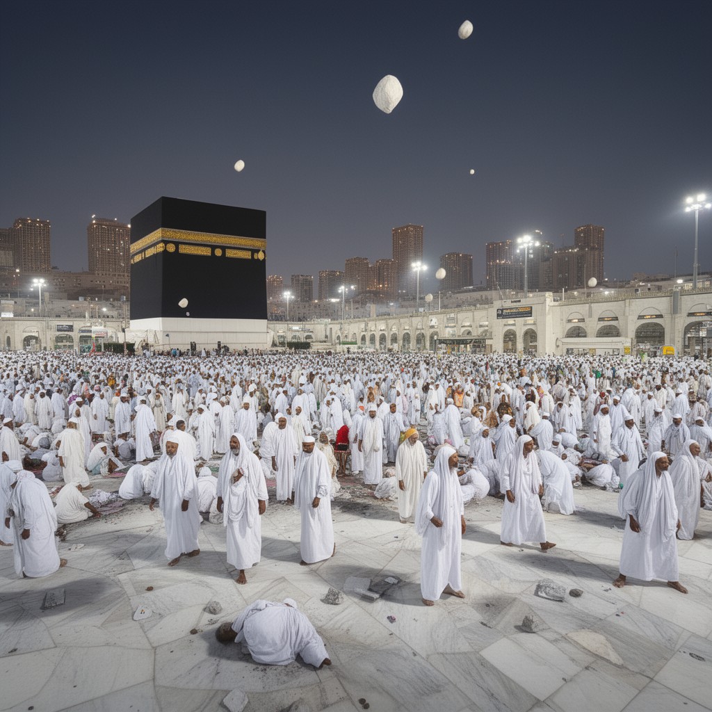AI-generated illustration of Muzdalifah