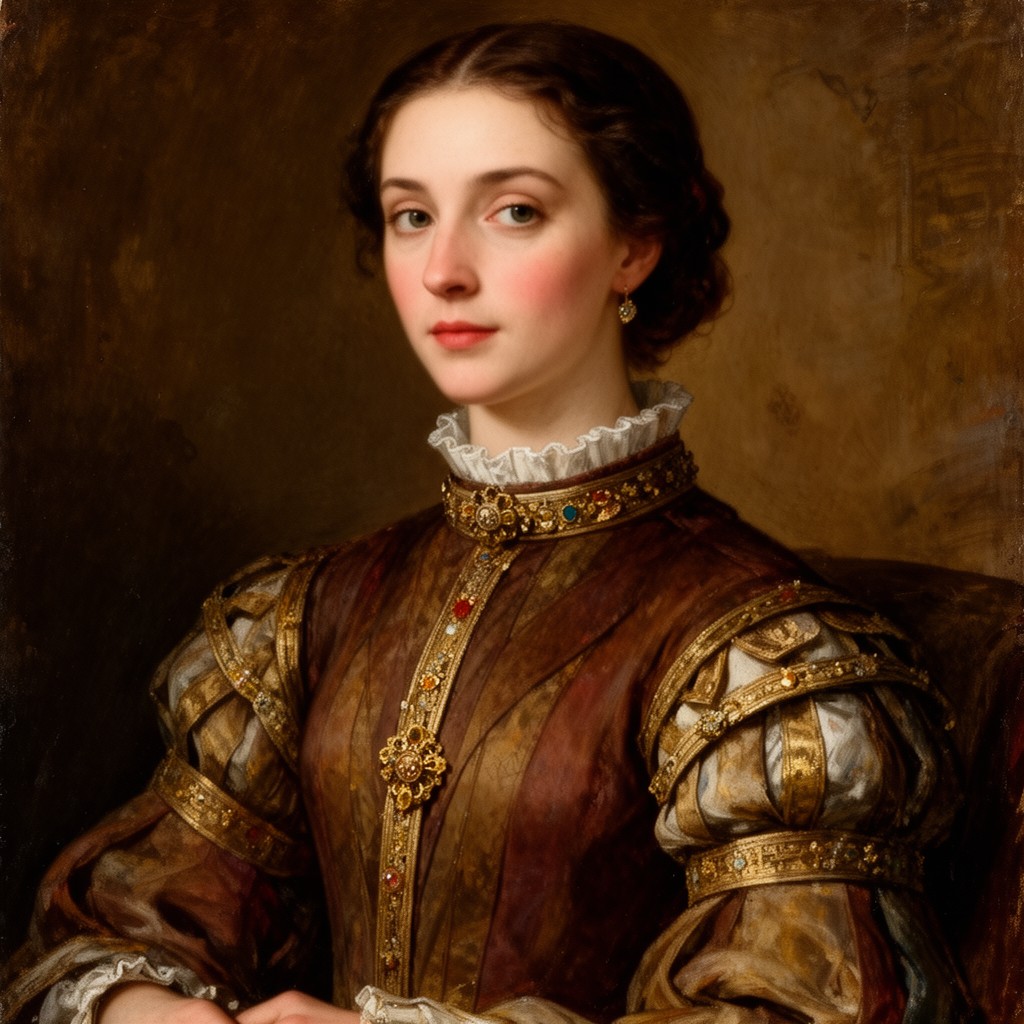 AI-generated illustration of Joanna of Castile