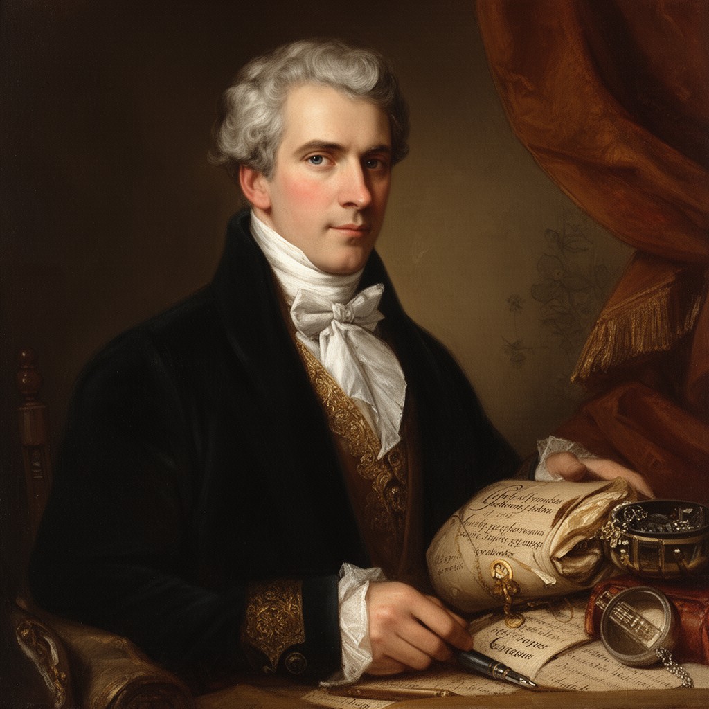 AI-generated illustration of Charles-François Lebrun